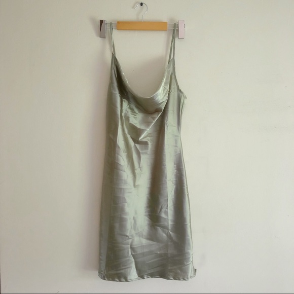 Size M, SHEIN, Satin Cowl Neck Dress - Picture 1 of 6